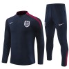 Engeland Trainings Sweatshirt Quarter-zip 2024-25 Zwarte - Kids